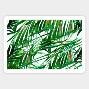 Tropical plants nature background Sticker